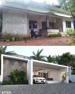 Hình ảnh hoàn toàn mới trước và sau cải tạo nâng cấp nhà