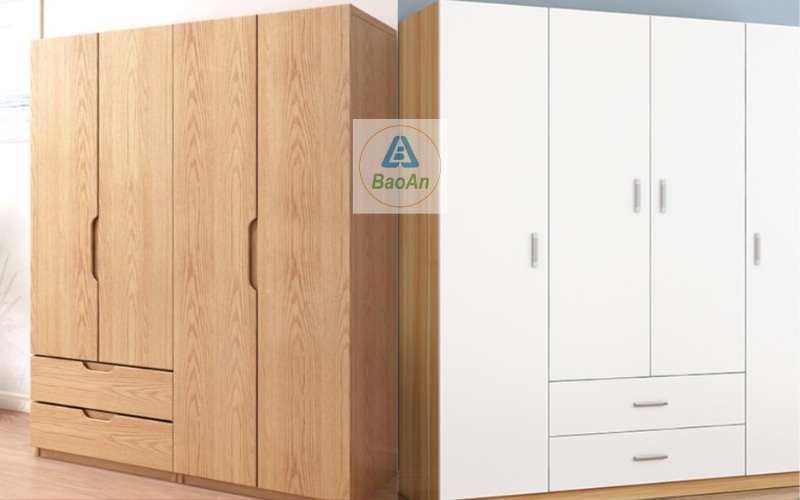 Các loại gỗ công nghiệp phổ biến trong thi công tủ quần áo