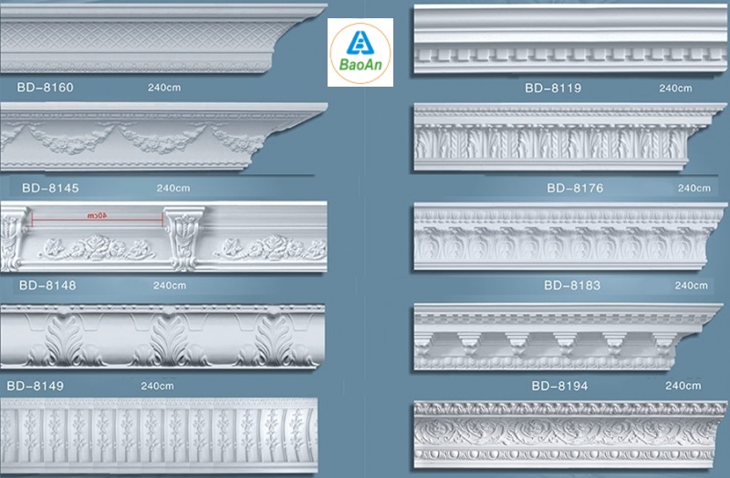 Báo giá phào chỉ thạch cao