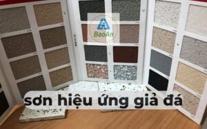 sơn hiệu ứng giả đá