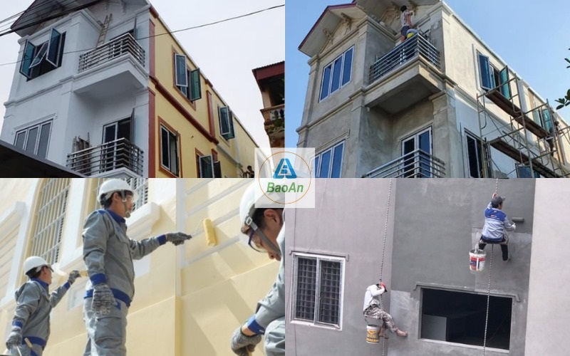 Dịch vụ thi công sơn chống thấm màu