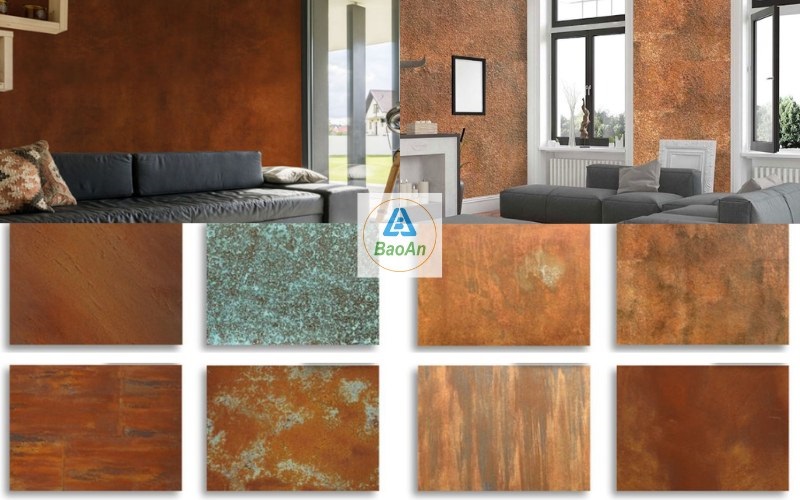 Ứng dụng của sơn hiệu ứng rỉ sét