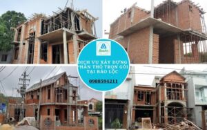 dịch vụ xây dựng phần thô trọn gói tại Bảo Lộc