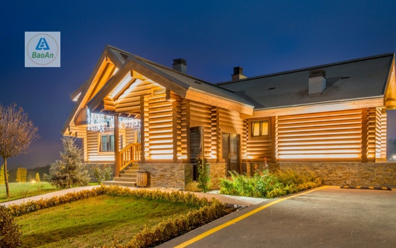 nhà gỗ hiện đại