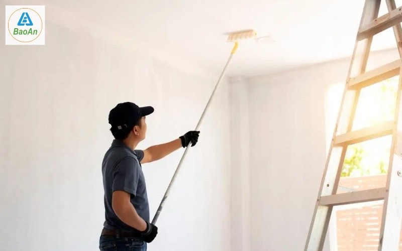 Quy trình thi công sơn bả trần thạch cao