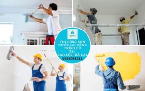 Thi công sơn nước lại công trình cũ