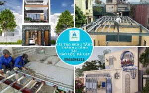 cải tạo nhà 1 tầng thành 2 tầng