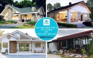 cải tạo nhà cấp 4 cũ 3 gian