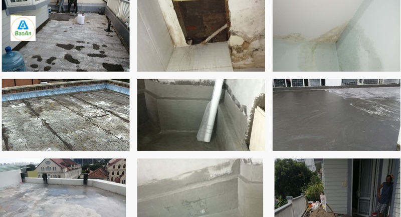 dịch vụ thi công chống thấm của Bảo An