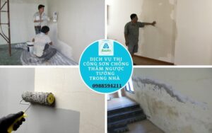 dịch vụ thi công sơn chống thấm ngược tường trong nhà