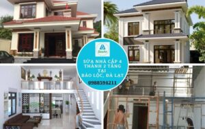 sửa nhà cấp 4 thành 2 tầng