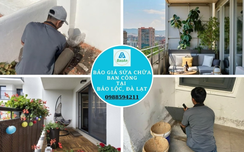 Báo giá sửa chữa ban công