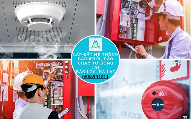 Lắp đặt hệ thống báo khói, báo cháy tự động