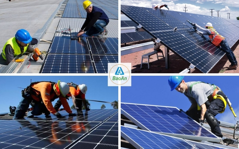 Quy Trình Lắp Đặt Tấm Pin Năng Lượng Mặt Trời