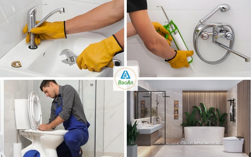 Quy trình lắp đặt thiết bị vệ sinh