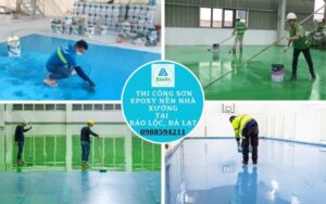 Thi công sơn epoxy nền nhà xưởng