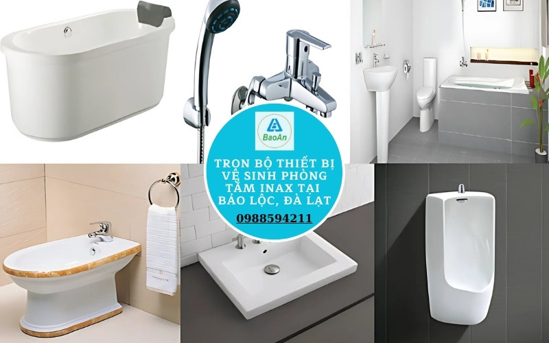 Trọn bộ thiết bị vệ sinh phòng tắm INAX