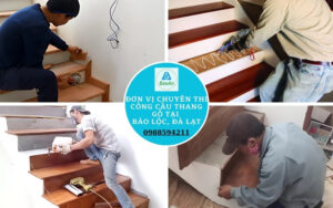Đơn vị chuyên thi công cầu thang gỗ