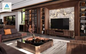 thiết kế thi công nội thất phòng khách