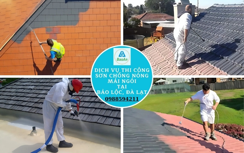 Dịch vụ thi công sơn chống nóng mái ngói
